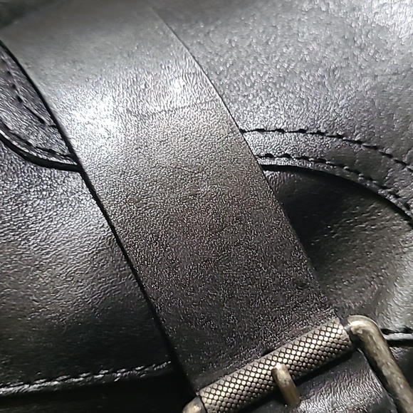 NEW Arezzo Lucy Low Block Black Leather Boot, Sz 8 - Picture 12 of 12